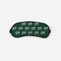 Thumbnail for Airbus A330-200 - Original Pattern - Sleep Mask - Dark Green