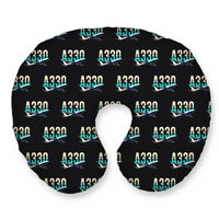 Thumbnail for Airbus A330-200 - Original Seamless - Travel Pillow - Black