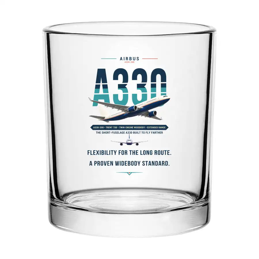 Airbus A330-200 - Original - Special Whiskey Glass