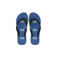 Thumbnail for Airbus A330-200 - Slippers - Flip Flops - Cartoon Pattern - Blue