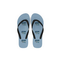 Thumbnail for Airbus A330-200 - Slippers - Flip Flops - Cartoon Pattern - Light Blue