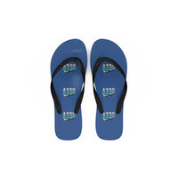 Thumbnail for Airbus A330-200 - Slippers - Flip Flops - Original Pattern - Blue
