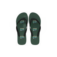 Thumbnail for Airbus A330-200 - Slippers - Flip Flops - Original Pattern - Dark Green
