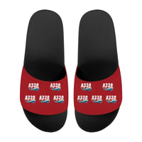 Thumbnail for Airbus A330-200 - Slippers - Sport - Cartoon Pattern - Red