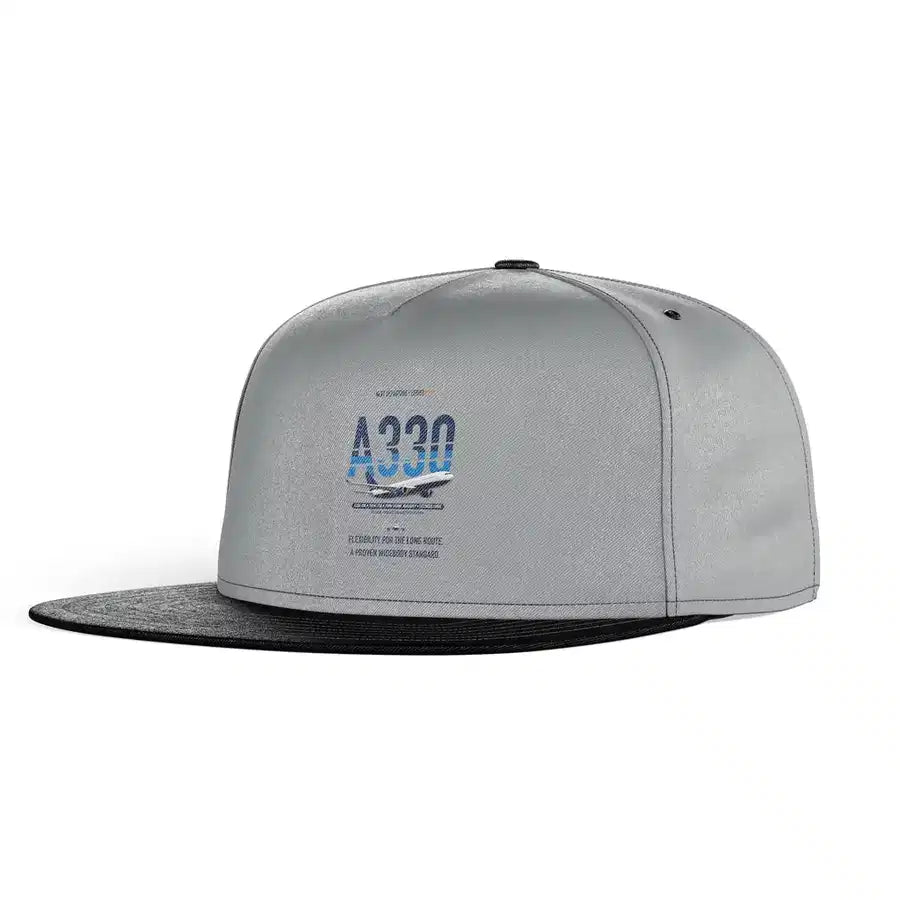 Airbus A330-200 snapback - gray & black