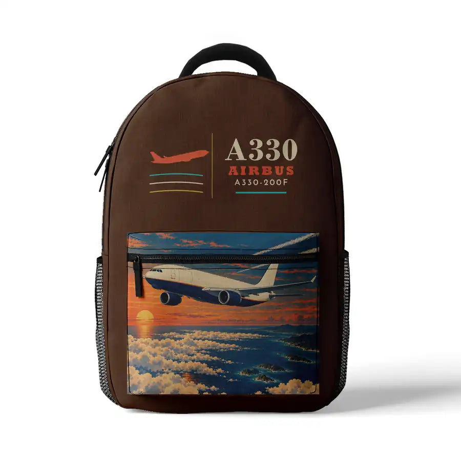 Airbus A330-200F - 3D Backpack - Brown