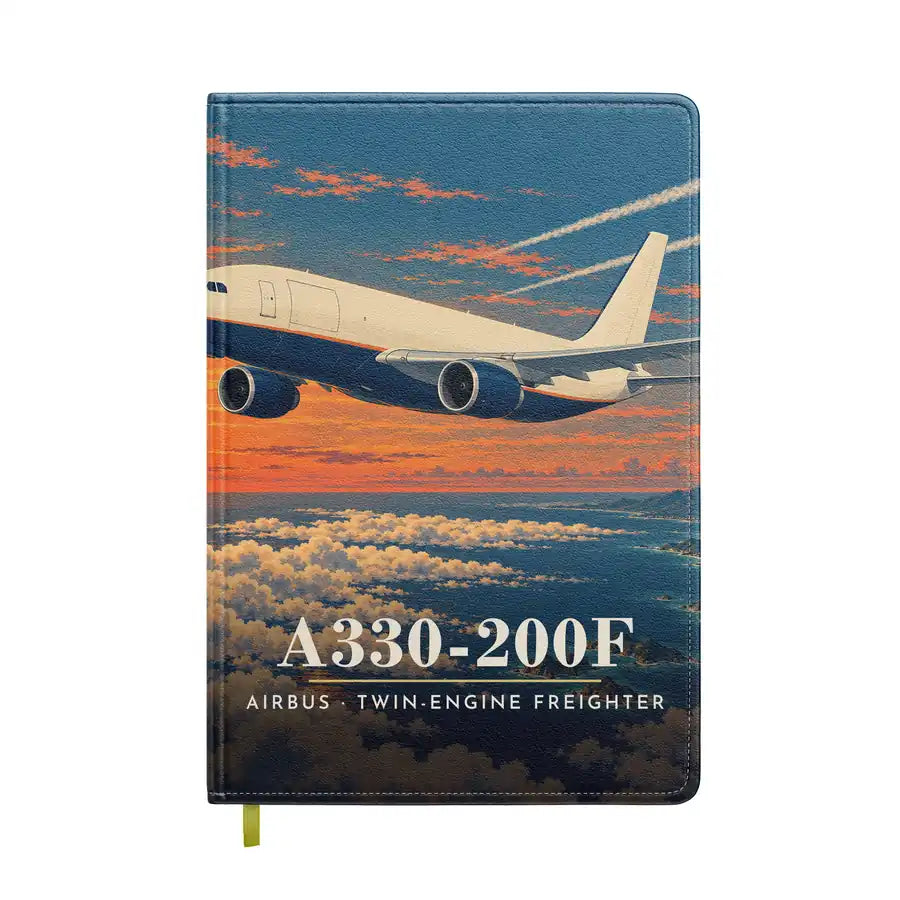 Airbus A330-200F - 3D - Notebook - Full Print