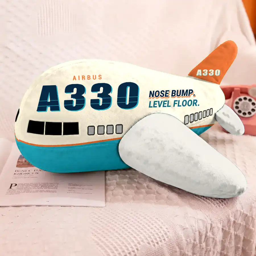Airbus A330-200F - Cartoon - Airplane Pillow