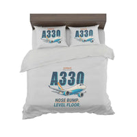 Thumbnail for Airbus A330-200F - Cartoon - Bedding Set - Light Gray