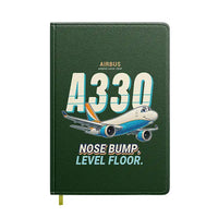 Thumbnail for Airbus A330-200F - Cartoon - Notebook - Dark Green