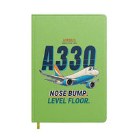 Thumbnail for Airbus A330-200F - Cartoon - Notebook - Light Green