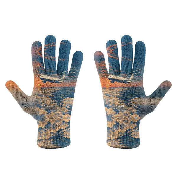 Airbus A330-200F - Gloves - Full - 3D - Full Print