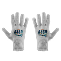 Thumbnail for Airbus A330-200F - Gloves - Full - Cartoon - Light Gray