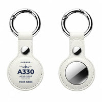 Thumbnail for Airbus A330-200F - Heritage + Name - AirTag Case - White
