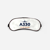 Thumbnail for Airbus A330-200F - Heritage + Name - Sleep Mask - White