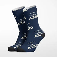 Thumbnail for Airbus A330-200F - Heritage - Socks - Navy
