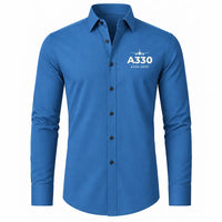 Thumbnail for Airbus A330-200F - Long Sleeve Shirt - Heritage - Blue