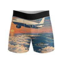 Thumbnail for Airbus A330-200F - Men Boxers - 3D - Full Print
