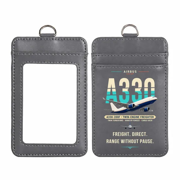 Airbus A330-200F - Original - ID Card Holder - Gray