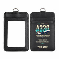 Thumbnail for Airbus A330-200F - Original - ID Card Holder - Black + Name