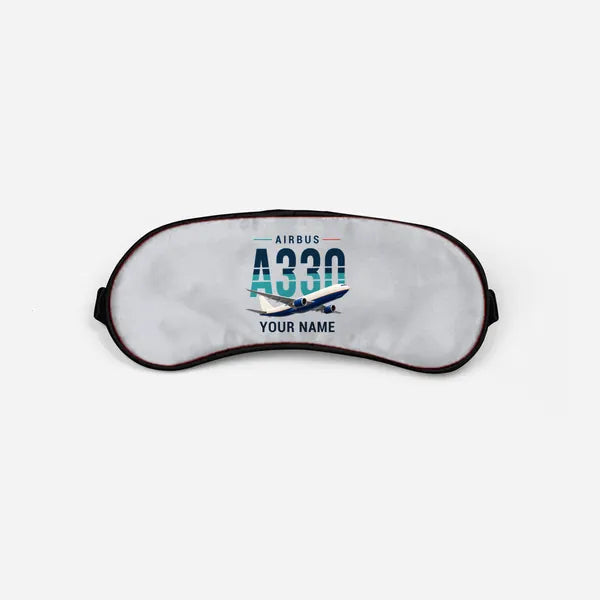 Airbus A330-200F - Original + Name - Sleep Mask - Light Gray
