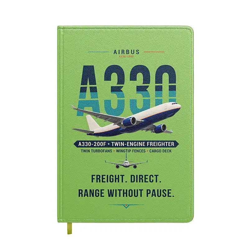 Airbus A330-200F - Original - Notebook - Light Green