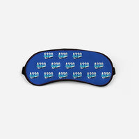 Thumbnail for Airbus A330-200F - Original Pattern - Sleep Mask - Blue