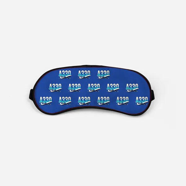 Airbus A330-200F - Original Pattern - Sleep Mask - Blue