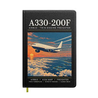 Thumbnail for Airbus A330-200F - Poster - Notebook - Black