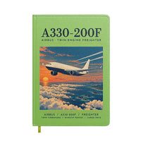 Thumbnail for Airbus A330-200F - Poster - Notebook - Light Green