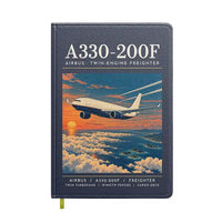 Thumbnail for Airbus A330-200F - Poster - Notebook - Navy Blue