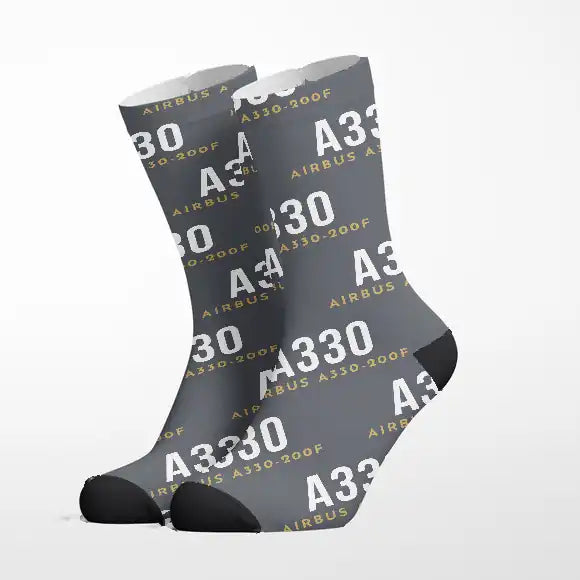 Airbus A330-200F - Socks - Grey