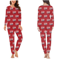 Thumbnail for Airbus A330-200F - Women Pajamas - Original Pattern - Red