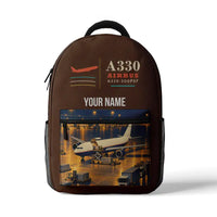 Thumbnail for Airbus A330-200P2F - 3D Backpack - Brown + Name