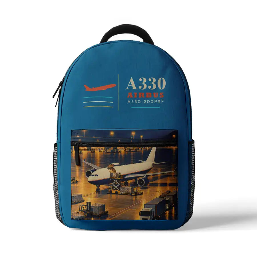 Airbus A330-200P2F - 3D Backpack - Light Blue