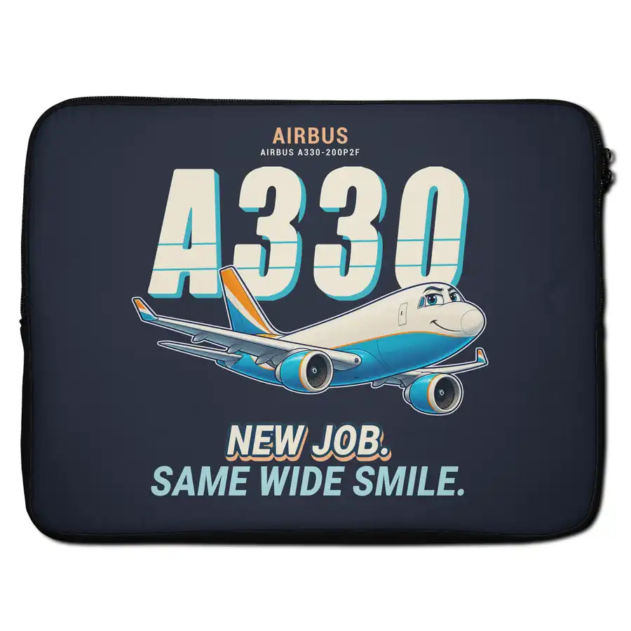 Airbus A330-200P2F - Cartoon - Laptop Sleeve