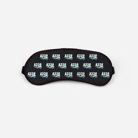 Thumbnail for Airbus A330-200P2F - Cartoon Pattern - Sleep Mask - Black