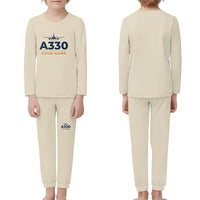Thumbnail for Airbus A330-200P2F - Children Pajamas - Heritage Chest + Name - Beige