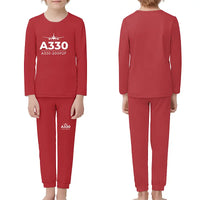 Thumbnail for Airbus A330-200P2F - Children Pajamas - Heritage Chest - Red