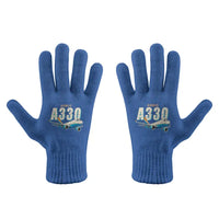 Thumbnail for Airbus A330-200P2F - Gloves - Full - Cartoon - Blue