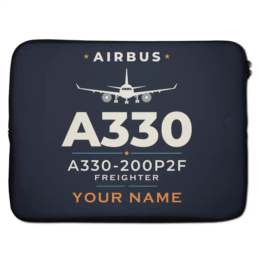 Airbus A330-200P2F - Heritage + Name - Laptop Sleeve