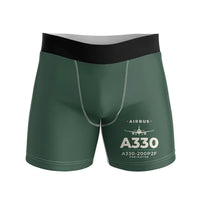 Thumbnail for Airbus A330-200P2F - Men Boxers - Heritage - Dark Green