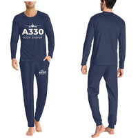 Thumbnail for Airbus A330-200P2F - Men Pajamas - Heritage Chest - Navy Blue
