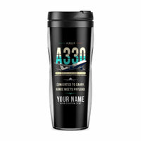Thumbnail for Airbus A330-200P2F - Original + Name - Plastic (No Holder) - Black
