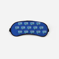 Thumbnail for Airbus A330-200P2F - Original Pattern - Sleep Mask - Blue