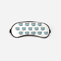 Thumbnail for Airbus A330-200P2F - Original Pattern - Sleep Mask - White