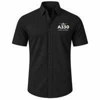 Thumbnail for Airbus A330-200P2F - Short Sleeve Shirt - Heritage - Black