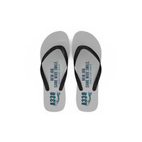 Thumbnail for Airbus A330-200P2F - Slippers - Flip Flops - Cartoon - Light Gray