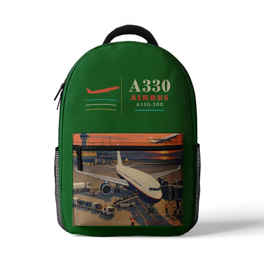 Airbus A330-300 - 3D Backpack - Green