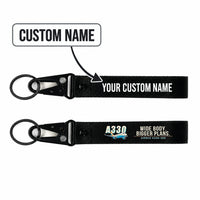 Thumbnail for Airbus A330-300 Hawk-Shaped Key Chains - Black - Cartoon - Personalized